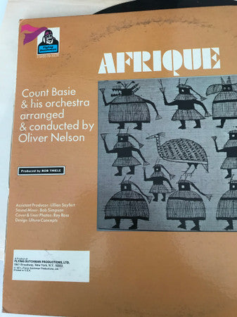 Count Basie Orchestra, Oliver Nelson – Afrique LP vinyl record, image 2 of 4
