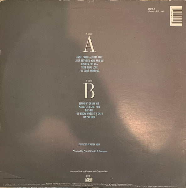 Lou Gramm – Long Hard Look LP vinyl record, image 2 of 6