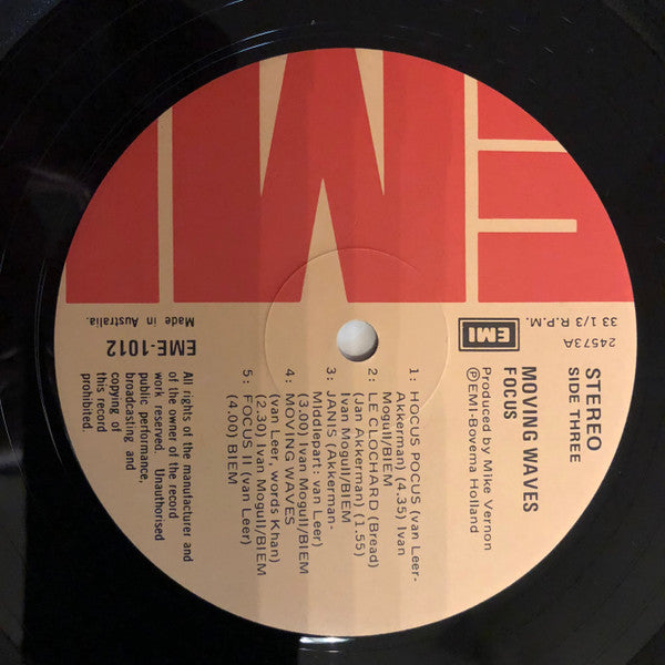 Focus – Moving Waves (2xLP) LP vinyl record, image 7 of 7