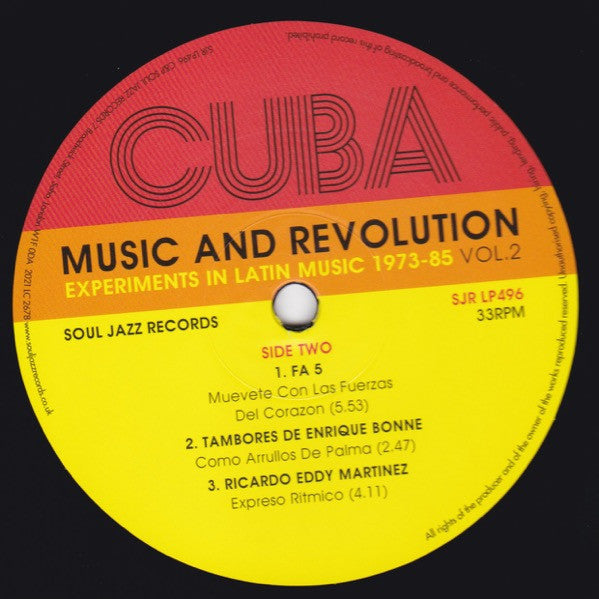 Various – Cuba: Music And Revolution (Culture Clash In Havana Cuba: Experiments In Latin Music 1973-85 Vol. 2) (3xLP) LP vinyl record, image 3 of 7