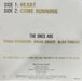 The Ones – Heart 7" vinyl record, image 2 of 2