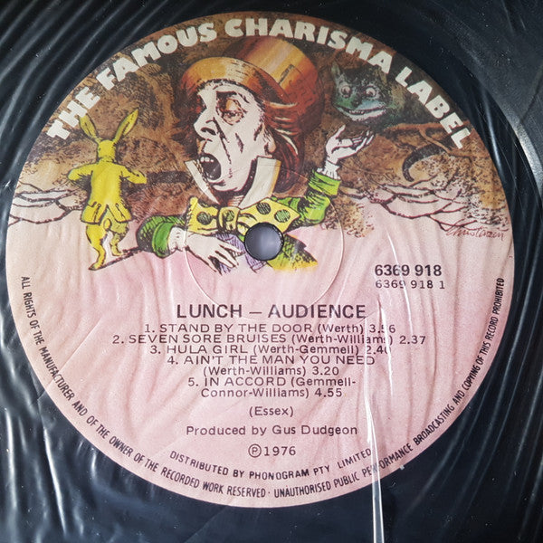Audience – Lunch LP vinyl record, image 5 of 6