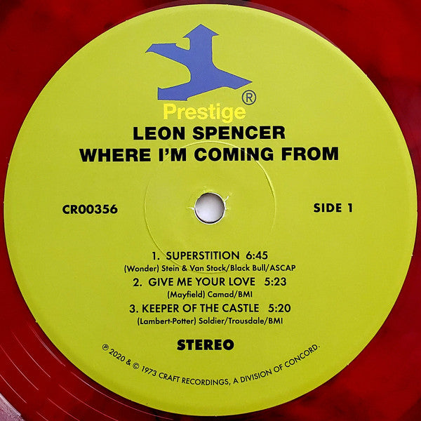Leon Spencer, Jr. – Where I'm Coming From LP vinyl record, image 3 of 7