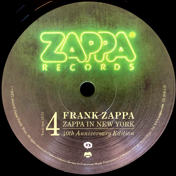Frank Zappa – Zappa In New York (3xLP) LP vinyl record, image 10 of 10
