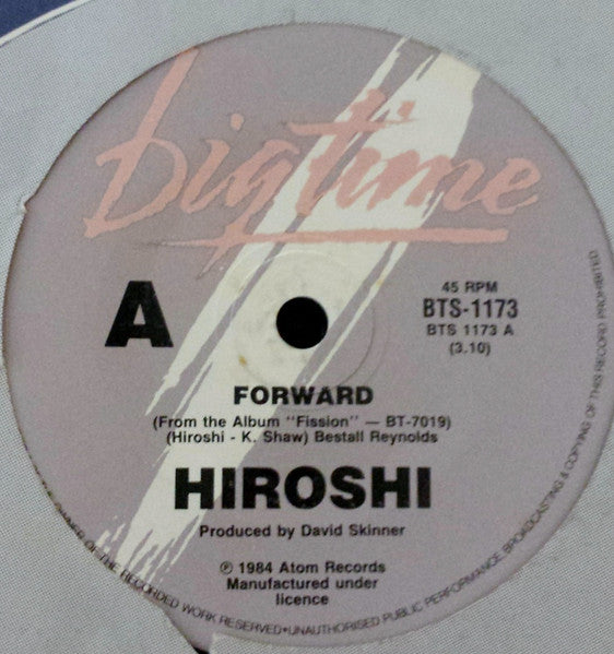Hiroshi Yasukawa – Forward 7" vinyl record