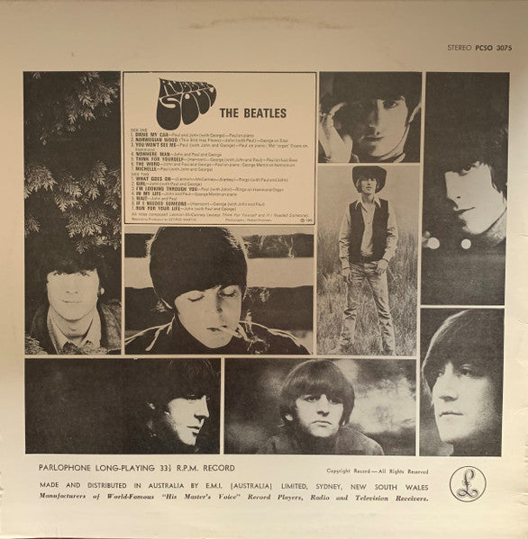 The Beatles – Rubber Soul LP vinyl record, image 4 of 4