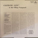 John Coltrane – "Live" At The Village Vanguard LP vinyl record, image 3 of 10