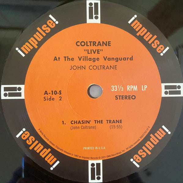 John Coltrane – "Live" At The Village Vanguard LP vinyl record, image 6 of 10