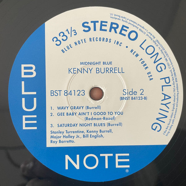 Kenny Burrell – Midnight Blue LP vinyl record, image 4 of 4