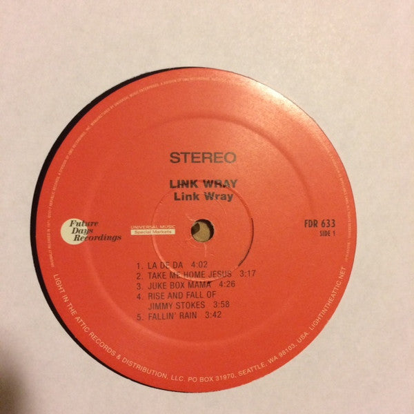 Link Wray – Link Wray LP vinyl record, image 5 of 10