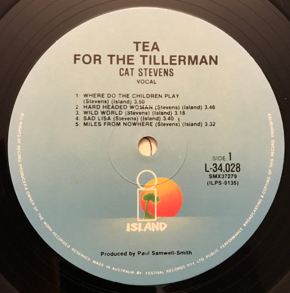 Cat Stevens – Tea For The Tillerman LP vinyl record, image 3 of 4