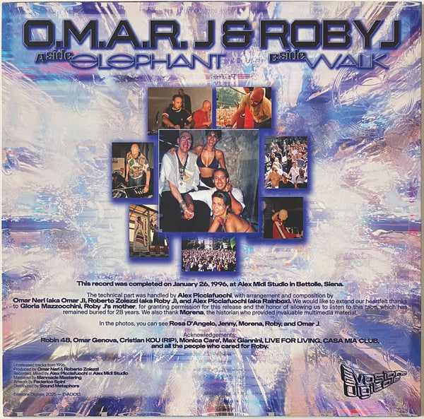 Omar J., Roby J. – Elephant Walk E.P. 12" vinyl record, image 2 of 4