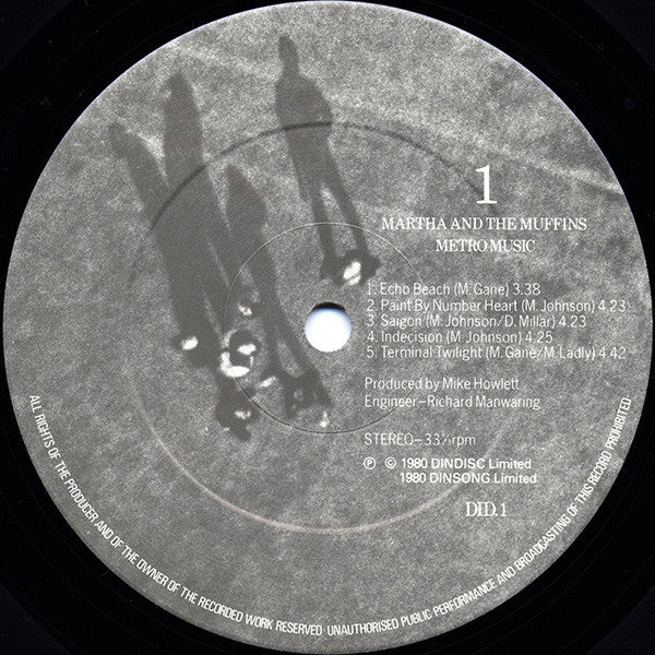 Martha And The Muffins – Metro Music LP vinyl record, image 3 of 10