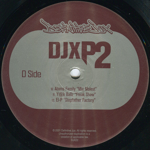 Various – Definitive Jux Presents II (2xLP) LP vinyl record, image 6 of 8