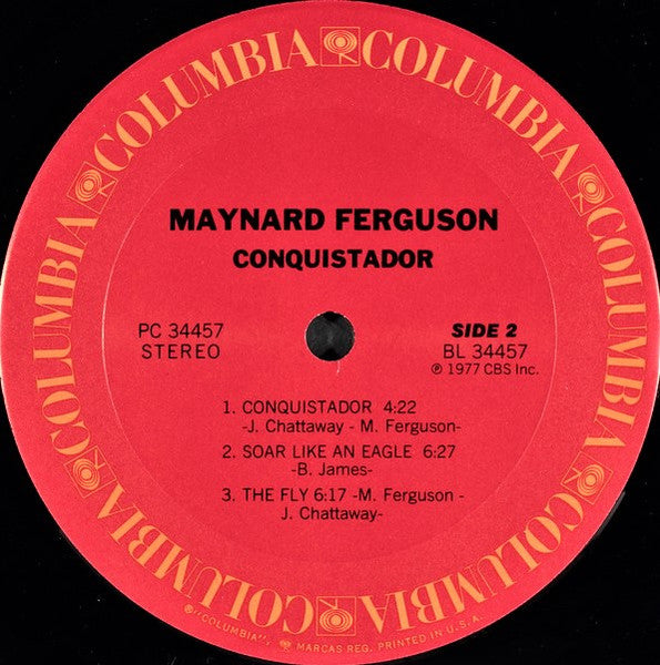 Maynard Ferguson – Conquistador LP vinyl record, image 4 of 5