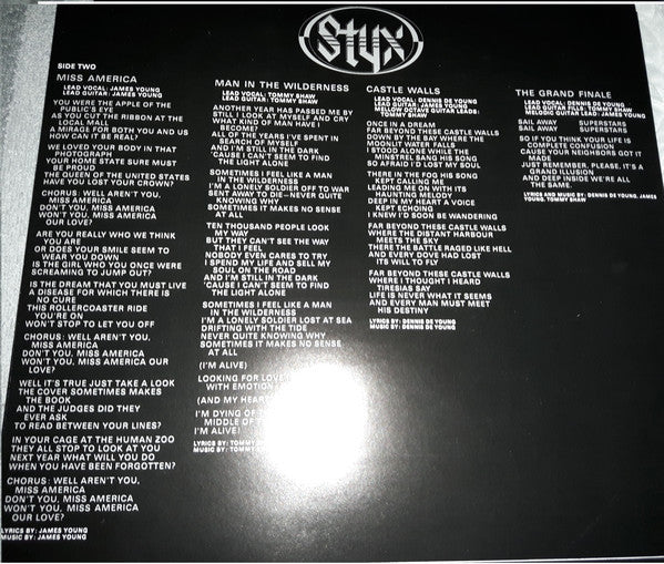 Styx – The Grand Illusion LP vinyl record, image 3 of 7