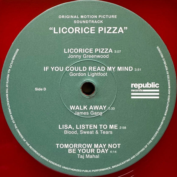 Various – Licorice Pizza (Original Motion Picture Soundtrack) (2xLP) LP vinyl record, image 8 of 10