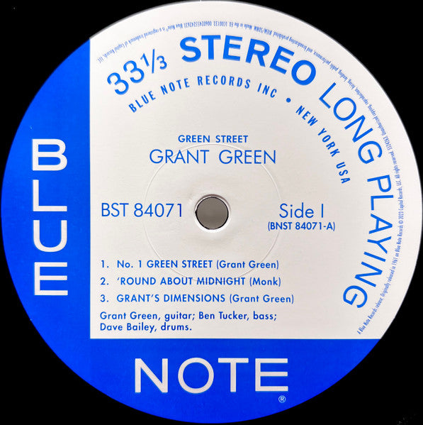 Grant Green – Green Street LP vinyl record, image 3 of 5