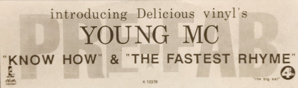 Young MC – Know How / The Fastest Rhyme 12" vinyl record, image 3 of 3