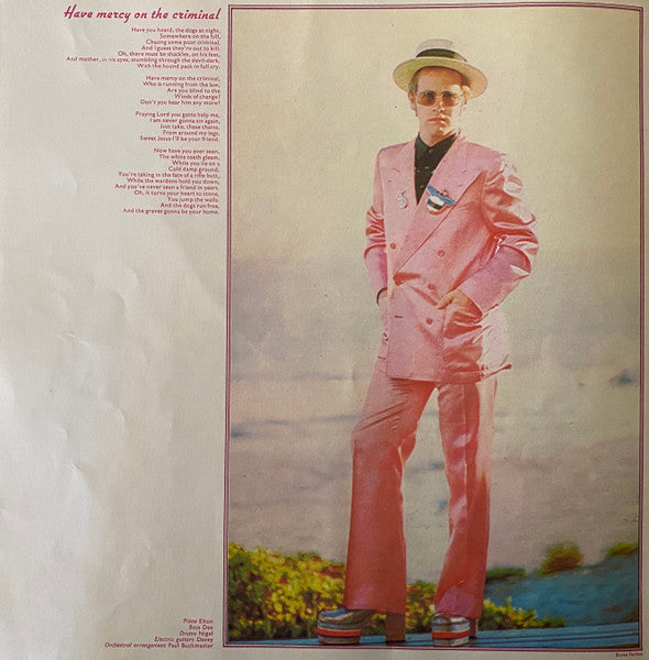 Elton John – Don't Shoot Me I'm Only The Piano Player LP vinyl record, image 10 of 10