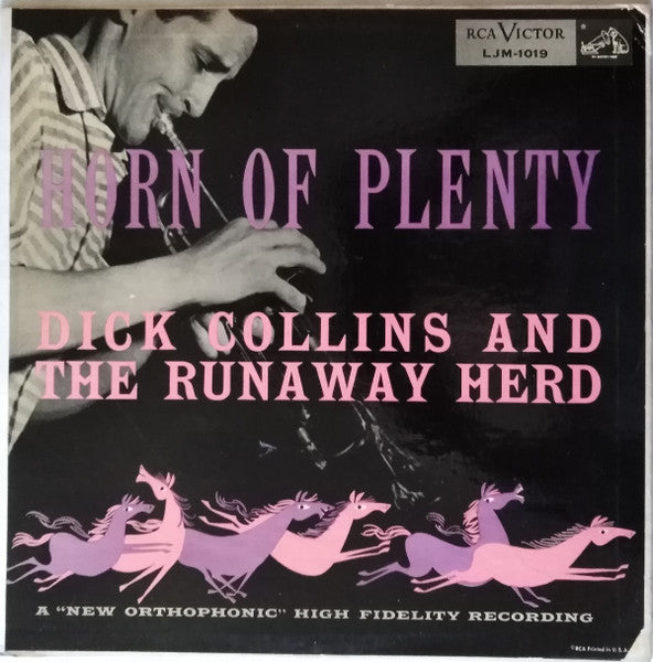 Dick Collins And The Runaway Herd – Horn Of Plenty LP vinyl record, image 1 of 8