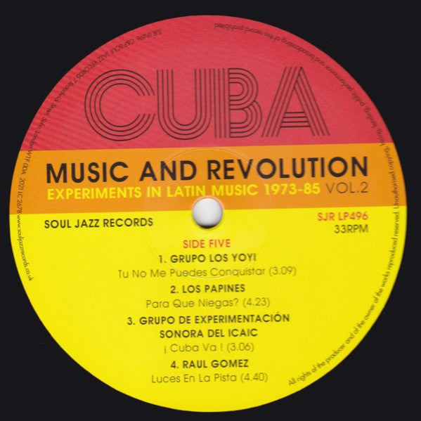 Various – Cuba: Music And Revolution (Culture Clash In Havana Cuba: Experiments In Latin Music 1973-85 Vol. 2) (3xLP) LP vinyl record, image 6 of 7