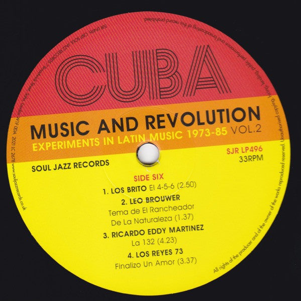 Various – Cuba: Music And Revolution (Culture Clash In Havana Cuba: Experiments In Latin Music 1973-85 Vol. 2) (3xLP) LP vinyl record, image 7 of 7