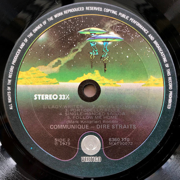 Dire Straits – Communiqué LP vinyl record, image 4 of 4