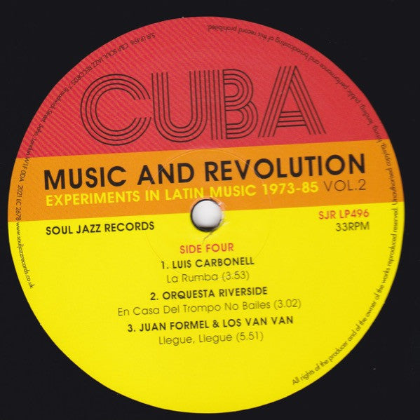 Various – Cuba: Music And Revolution (Culture Clash In Havana Cuba: Experiments In Latin Music 1973-85 Vol. 2) (3xLP) LP vinyl record, image 5 of 7