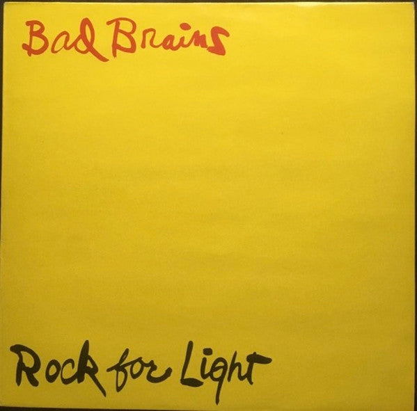 Bad Brains – Rock For Light LP vinyl record, image 1 of 7