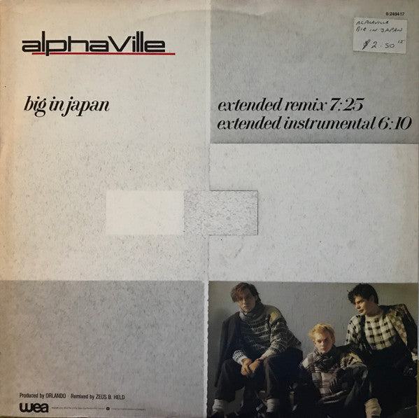 Alphaville – Big In Japan 12" vinyl record, image 2 of 4