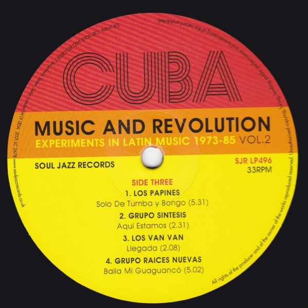 Various – Cuba: Music And Revolution (Culture Clash In Havana Cuba: Experiments In Latin Music 1973-85 Vol. 2) (3xLP) LP vinyl record, image 4 of 7