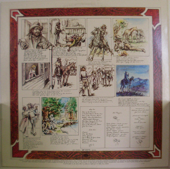 Willie Nelson – Red Headed Stranger LP vinyl record, image 2 of 4