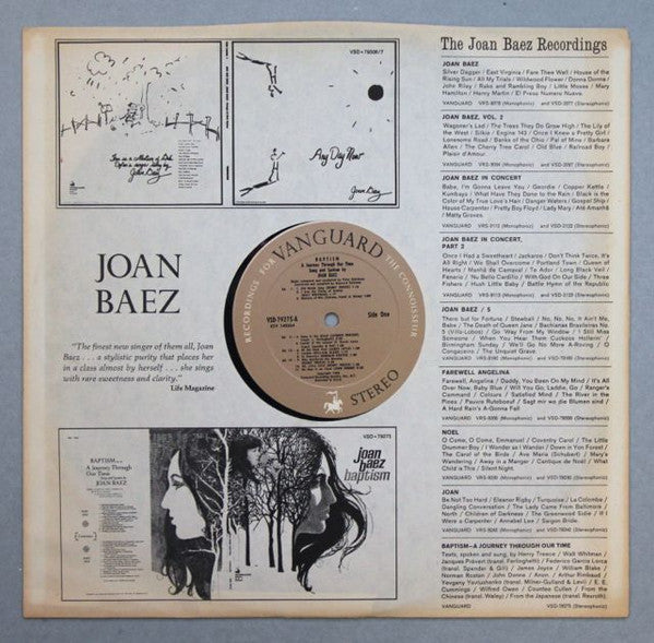 Joan Baez – Baptism LP vinyl record, image 9 of 10