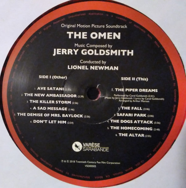 Jerry Goldsmith, Lionel Newman – The Omen (Original Motion Picture Soundtrack) LP vinyl record, image 4 of 7
