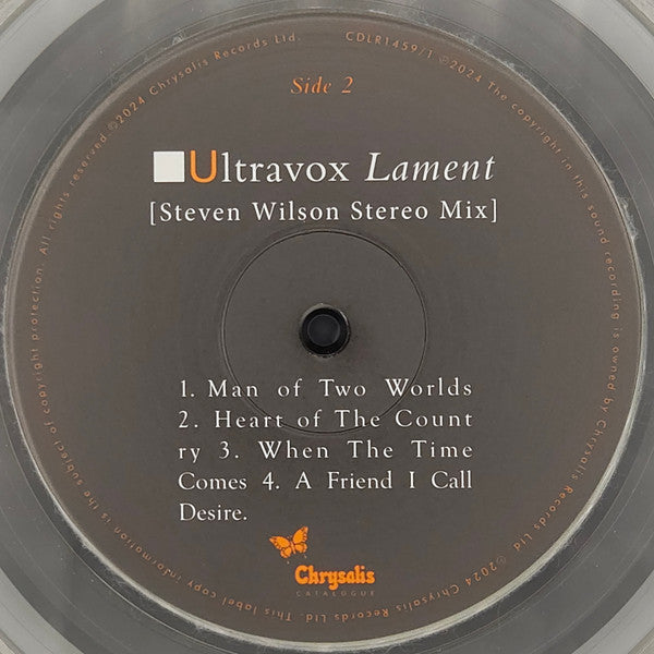 Ultravox – Lament (Steven Wilson Stereo Mix) LP vinyl record, image 4 of 10