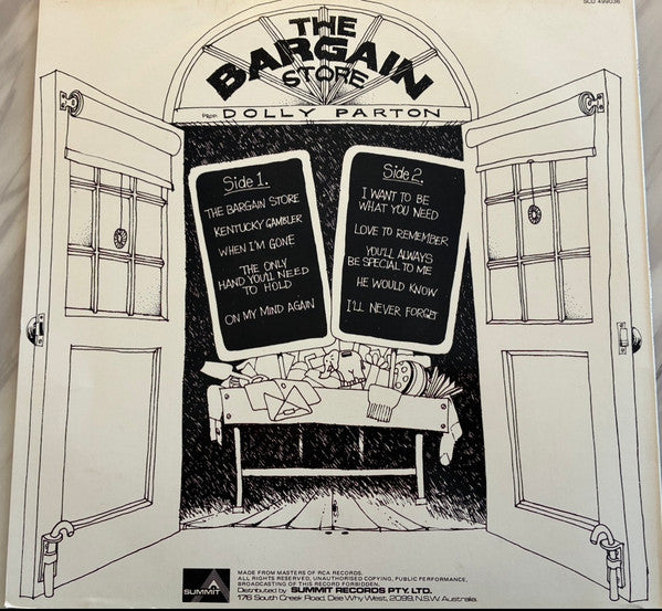 Dolly Parton – The Bargain Store LP vinyl record, image 2 of 4