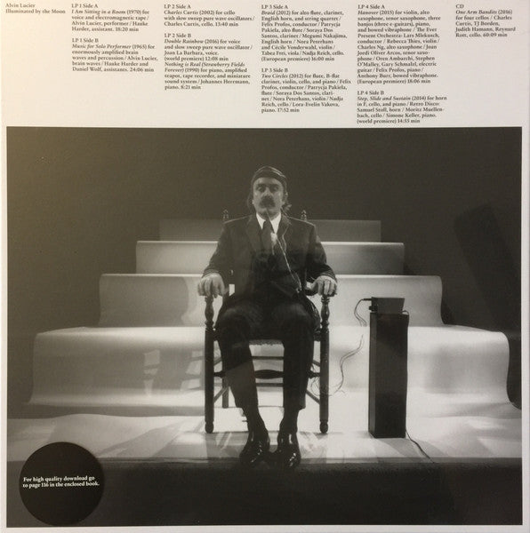 Alvin Lucier – Illuminated By The Moon (4xLP) LP vinyl record, image 2 of 4