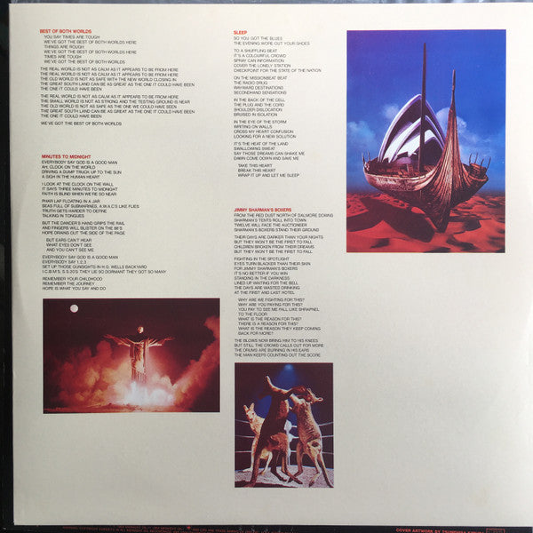 Midnight Oil – Red Sails In The Sunset LP vinyl record, image 4 of 6