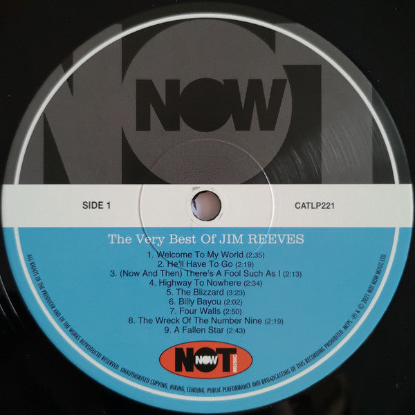 Jim Reeves – The Very Best Of LP vinyl record, image 3 of 4