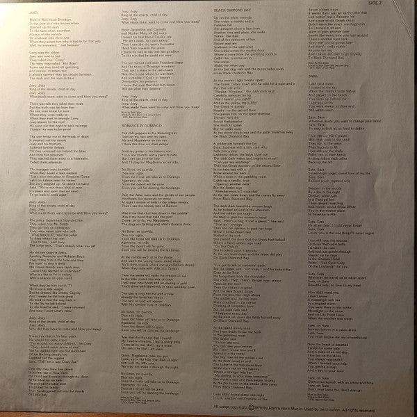 Bob Dylan – Desire LP vinyl record, image 6 of 8