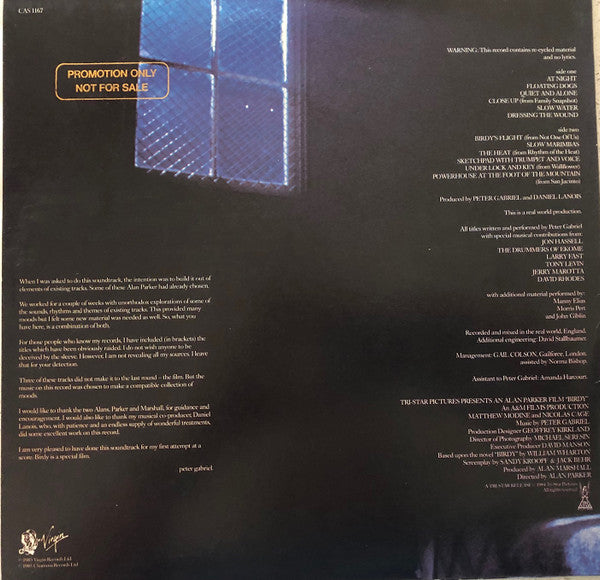 Peter Gabriel – Birdy LP vinyl record, image 2 of 4