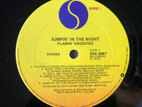 The Flamin' Groovies – Jumpin' In The Night LP vinyl record, image 5 of 6