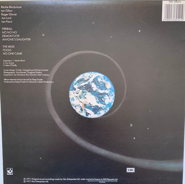 Deep Purple – Fireball LP vinyl record, image 2 of 4