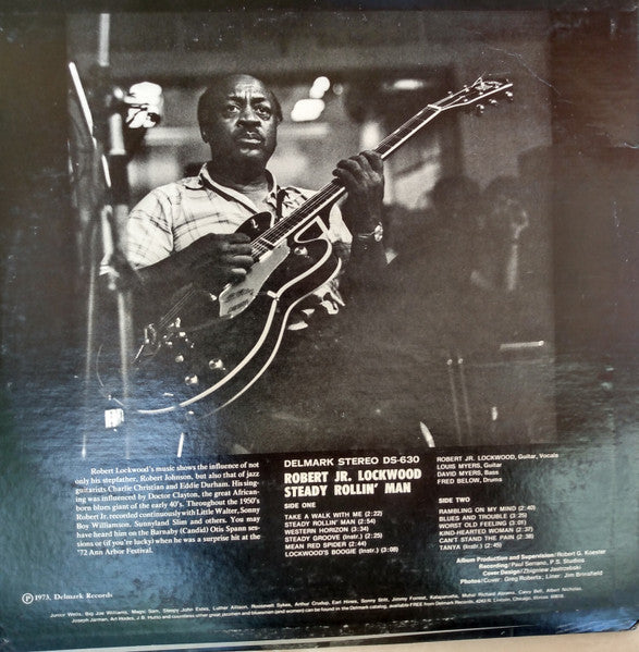 Robert Lockwood Jr. – Steady Rollin' Man LP vinyl record, image 2 of 4
