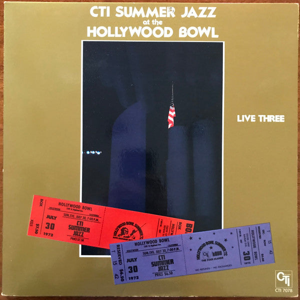 CTI All-Stars – CTI Summer Jazz At The Hollywood Bowl Live Three LP vinyl record, image 1 of 5