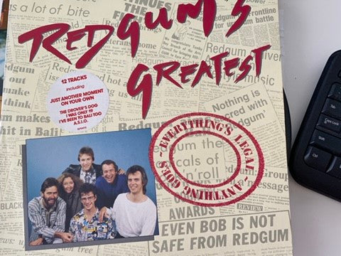 Redgum – Redgum's Greatest: Everything's Legal - Anything Goes LP vinyl record, image 1 of 5