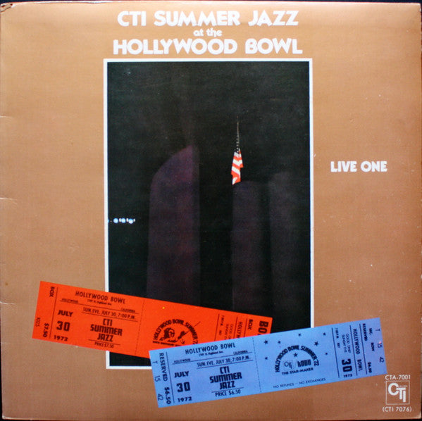CTI All-Stars – CTI Summer Jazz At The Hollywood Bowl Live One LP vinyl record, image 1 of 7