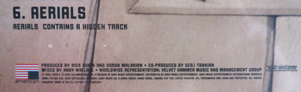 System Of A Down – Toxicity LP vinyl record, image 3 of 3