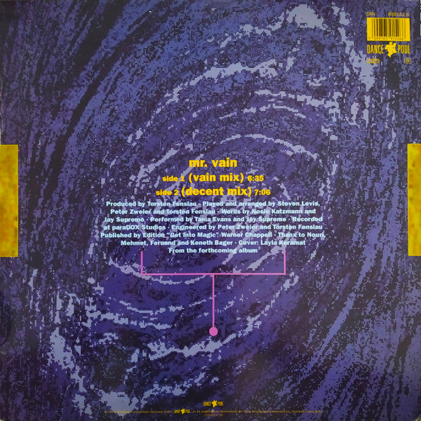 Culture Beat – Mr. Vain 12" vinyl record, image 2 of 4